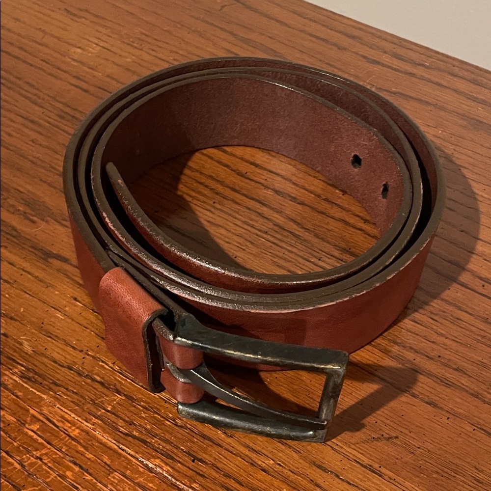 NOLA By Torino Brown Genuine Leather Belt